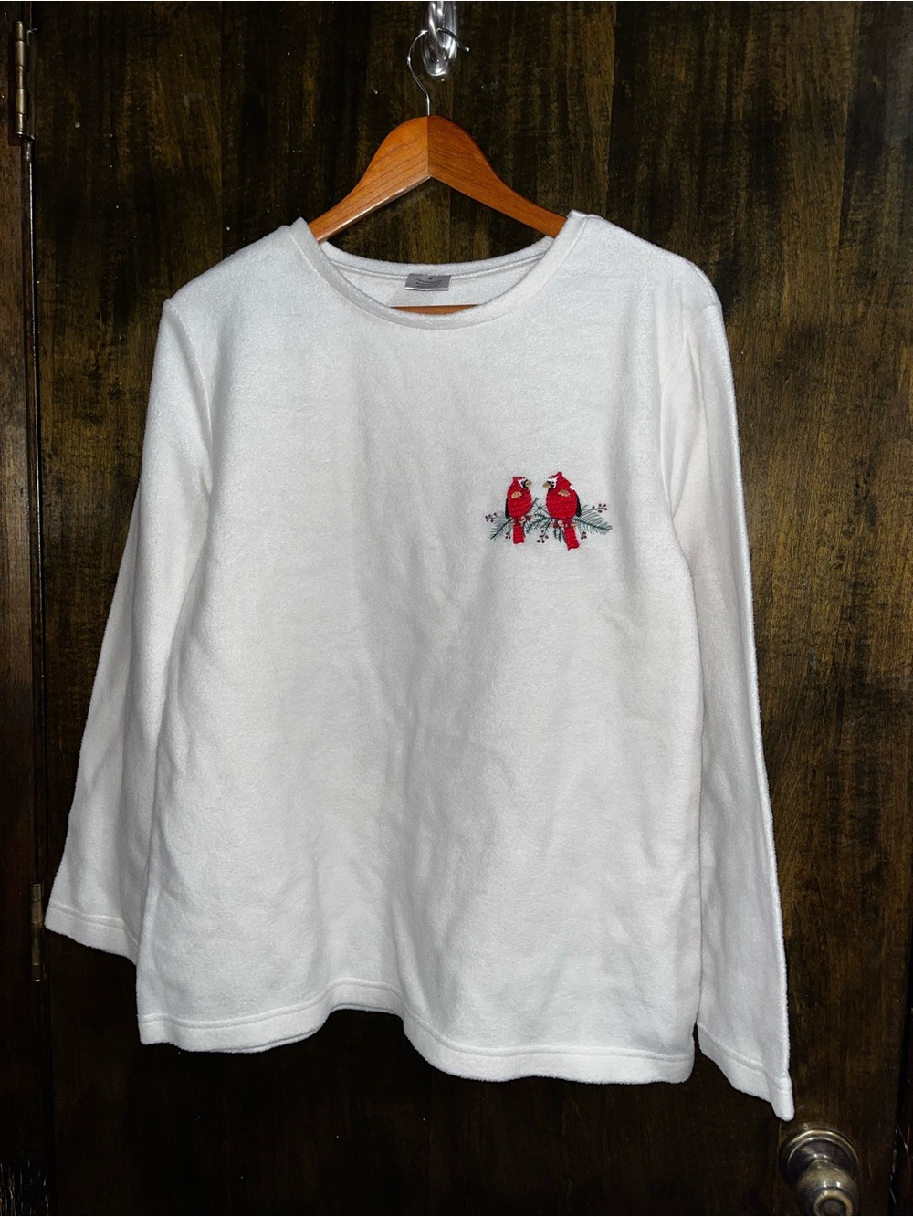 Unbranded Cozy Faux-Wool Cardinal Pajama Set